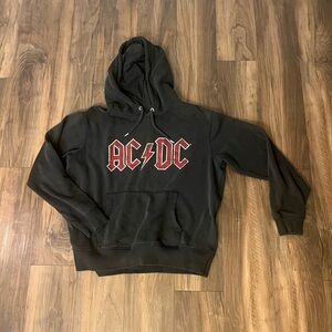 H&M Black and Red Hoodie Sweater